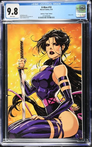 X-Men #10 CGC 9.8 Marvel 2025 - Kaare Andrews "Virgin" Edition Ltd 1000