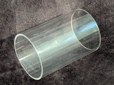 4" OD x 6" Long x 1/8 WALL CLEAR CAST ACRYLIC TUBE