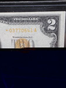 🔥***STAR*** GOLD/ YELLOW SEAL 1963 $2. Excellent Condition🔥