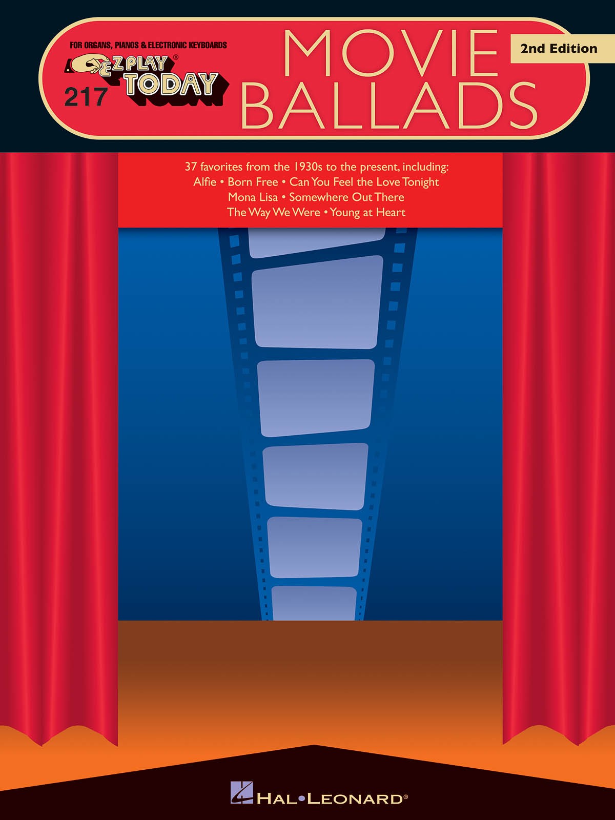 Movie Ballads EZ Play Today Vol 217 for Easy Piano Keyboard Sheet Music Book