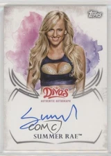 2015 Topps WWE Undisputed Auto Summer Rae #UA-SRA Auto