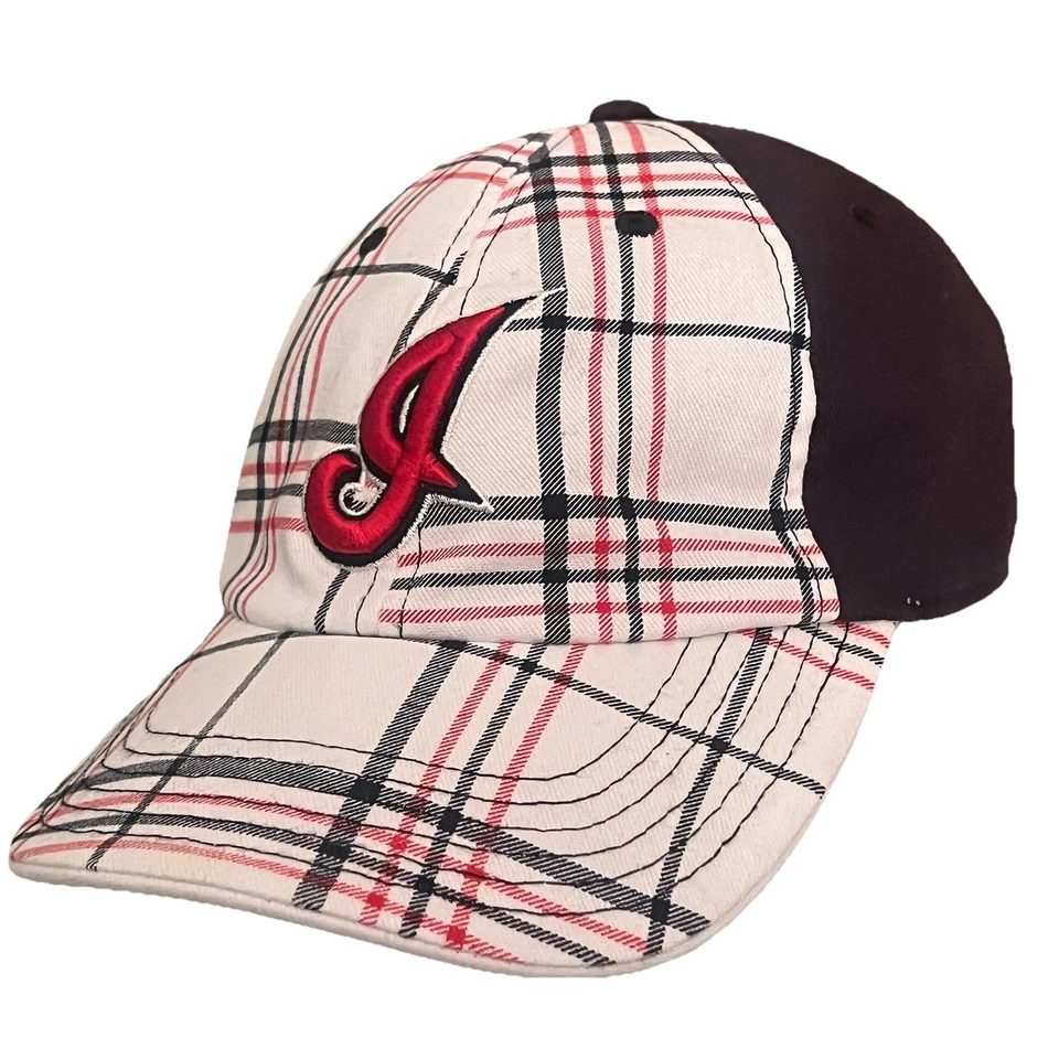 Sombrero a Cuadros Marca Cleveland Indians 47 Ajuste Elástico MLB Mercancía Genuina Adulto Foto 2 de 4