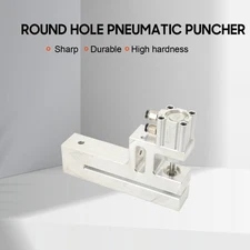 Bag Punching Machine 8mm BOPP Plastic PP Film Round Hole Pneumatic Puncher