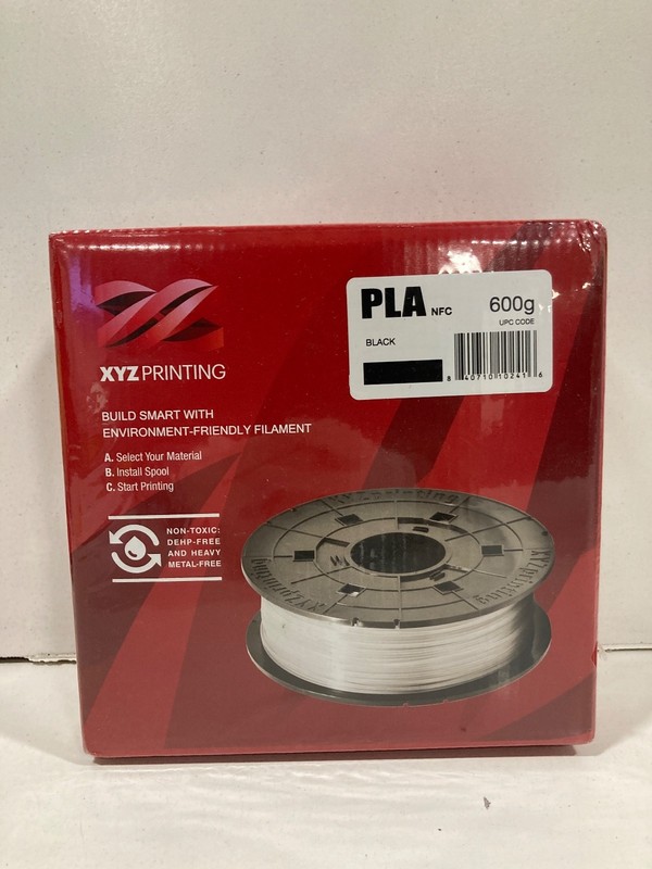 XYZprinting PLA 1.75mm Black 600g Filament for XYZprinting Series 3D Printer