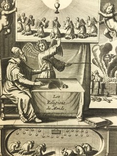 LES RELIGIONS DU MONDE 1666 Alexandre Ross GRAVURES XVIIe