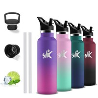 Grsta 500Ml Edelstahl Thermosflasche Bpa-Frei Auslaufsicher