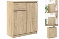 Sideboard Anrichte Schrank Lowboard Mit Schublade Sonoma-Eiche 71X35X84 Cm Holzw