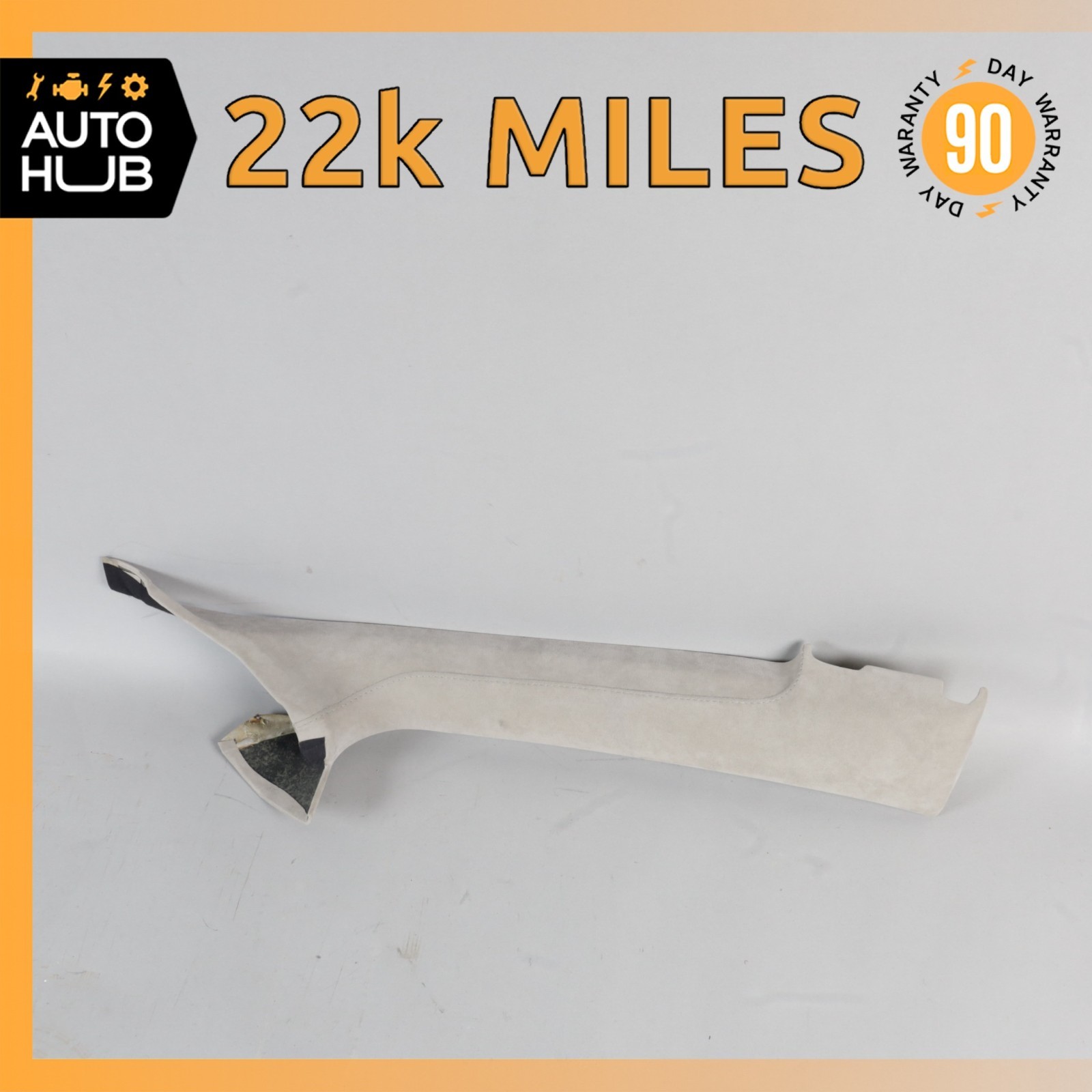 13-16 Aston Martin DB9 Volante Front Right A Pillar Trim Panel Suede OEM 22k