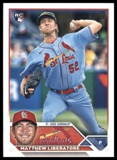 2023 Topps Matthew Liberatore #52 St. Louis Cardinals RC MLB Rookie Card. rookie card picture
