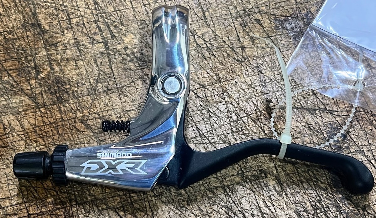 Shimano DXR BL-MX70 BMX Lever Set - Silver / Black For V Brake