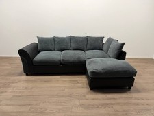 Harry Large Right-Hand Corner Chaise Sofa – Charcoal (USED)