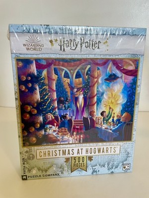 NEW Harry Potter CHRISTMAS AT HOGWARTS 500 Piece Jigsaw New York Puzzle Co. NEW