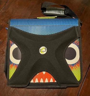 Case-It Monster X-Hugger Round 3 Ring Zipper Binder with Strap NEW, W/TAGS