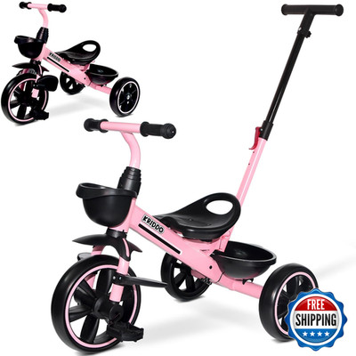 Kriddo 2-In-1 Toddler Tricycle For Ages 18 Months To 5 Years Old - Extended