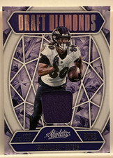 2025 Panini Absolute Isaiah Likely Draft Diamonds Jerseys (MEM) Baltimore Ravens