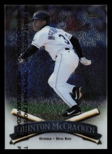 Quinton McCracken 1998 Topps Finest #222 Devil Rays Baseball *179