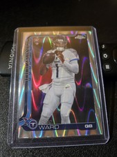 Topps 2024 Chrome Cam Ward Tennessee Titans Rookie Card RC #314