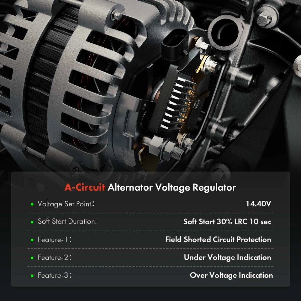 Регулятор генератора переменного тока для Nissan Altima 98-00 Sentra 00-01 Xterra Frontier 14,4 В - Изображение 2 из 4