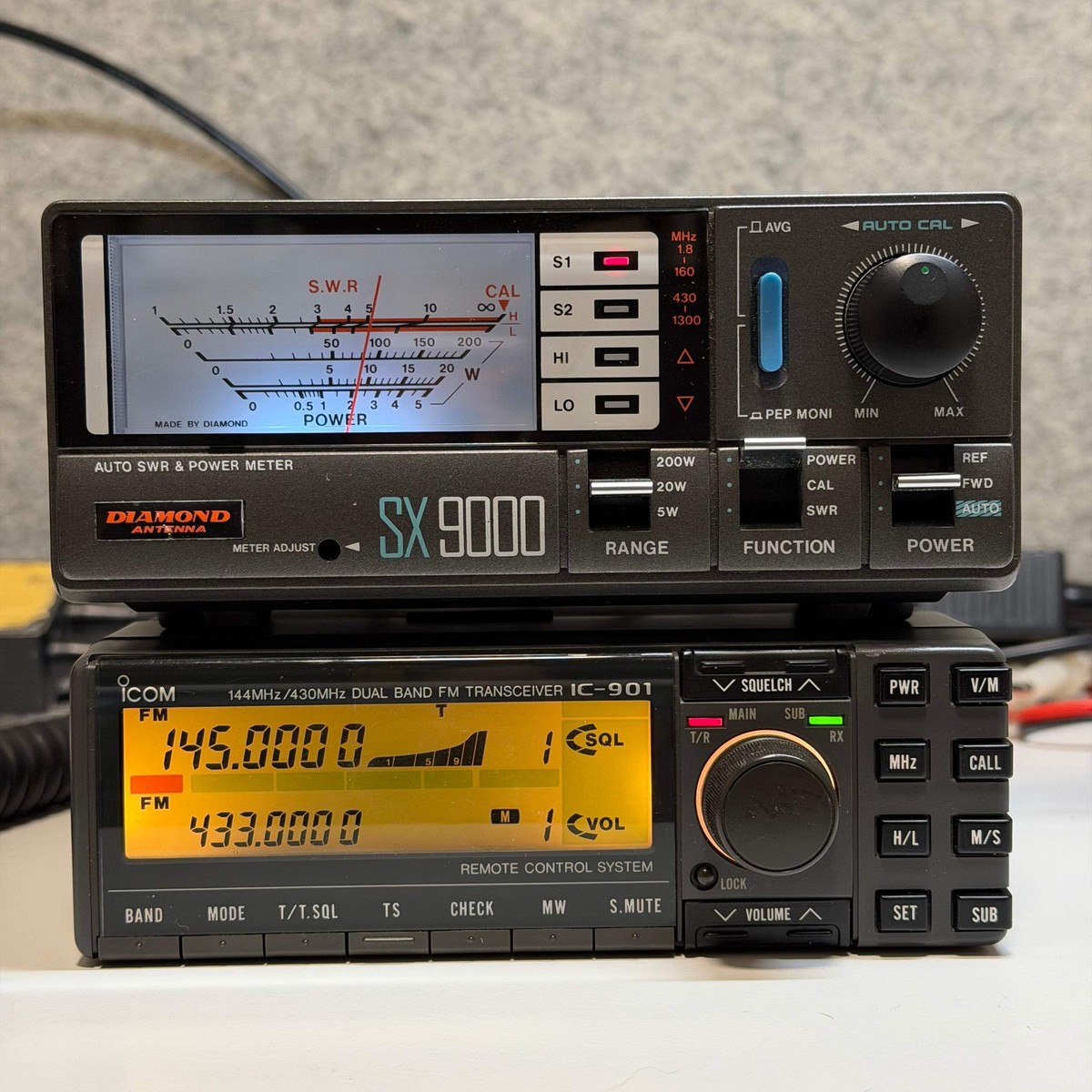 Diamond SX-9000 Auto Cal SWR Power Meter HF/VHF/UHF 1.8-1300MHz 5