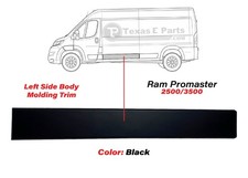 New Fits 2019-2025 Ram Promaster 1500-3500 Side Body Molding Trim Left Driver Lh