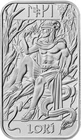 LOKI Norse Gods - 1 oz Silver Bar - The Royal Mint & Germania Mint