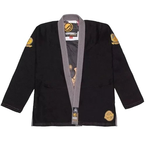 New Shoyoroll Batch #33: 7th Son II Black BJJ Gi Uniform 450 gsm Jiu Jitsu Suit - Picture 3 of 6
