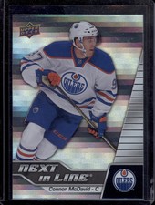 2015-16 UD NHL Overtime Connor McDavid Next in Line Holo Rookie #NL-30 RC