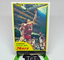1981-82 Topps NBA Basketball 92 Steve Mix Philadelphia 76ers