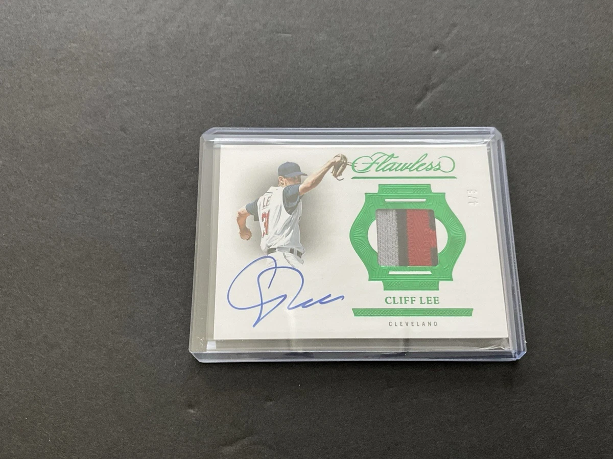 Cliff Lee Baseball Autographed Sports Trading Cards & Accessories