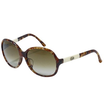 GUCCI Interlocking G GG3620/F/S Plastic Sunglasses Brown Off-White