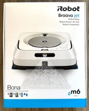 iRobot Braava Jet m6 m6110 Wi-Fi Connected Robot Mop White  Factory Sealed