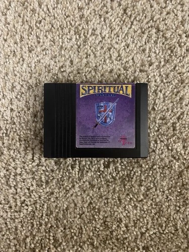 Sega Genesis Vintage Spiritual Warfare Game Tested Working Cartridge Only