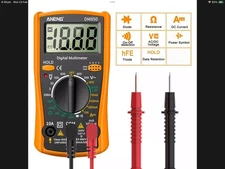 Multimètre de voltmètre numérique professionnel ammètre multi-testeur UK