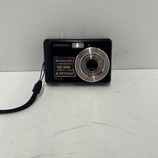 Samsung ES17 12.2MP Digital Camera Black  *** Tested Working ***