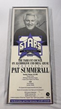 1995 Stars in Recovery Event Poster Featuring Pat Summerall