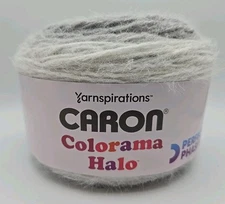 Caron Colorama Halo Cake Yarn Perfect Phasing Graphite Frost 8oz/481yds Bulky #5
