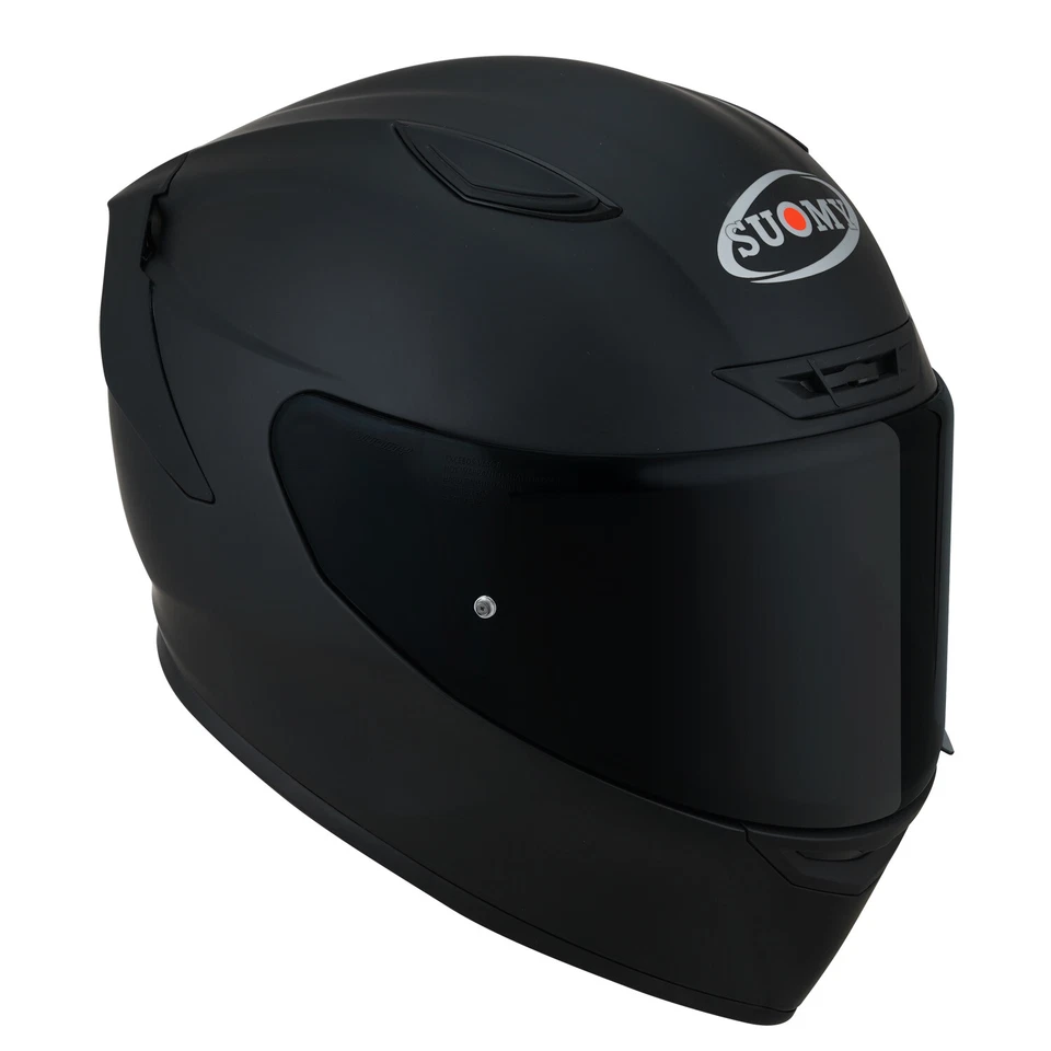 Suomy Track-1 Helmet - Plain Matte Black - Choose Size Foto 2 de 4