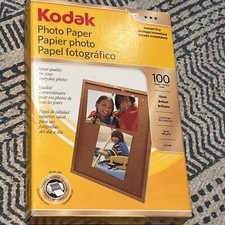 4" x 6" GLOSS KODAK PHOTO PAPER 100 SHEETS 48LB 6.5 MIL FAST DRY