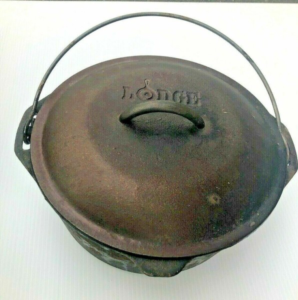 Lodge 10 1/4" No. 8 Cast Iron Dutch Oven Lid Cover for sale online eBay