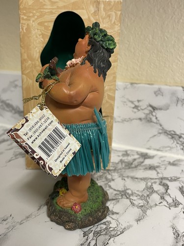 Dashboard Hula Doll  "Bradda Ed" Boy with Ukulele 7" KC Hawaii Leilani NEW - Picture 10 of 12