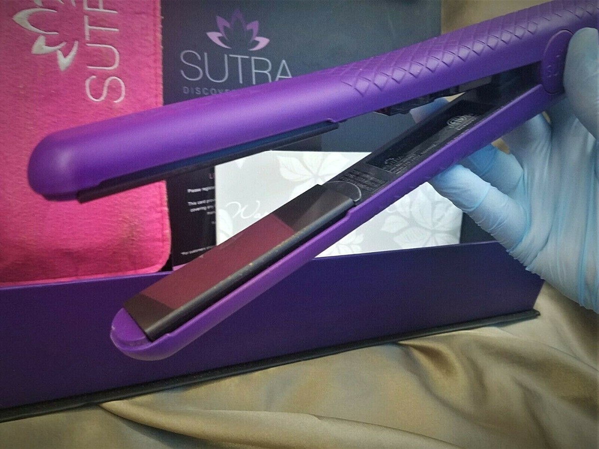 Beauty Purple Straightener Sutra Hair Iron Polished Ceramic  display picture 1