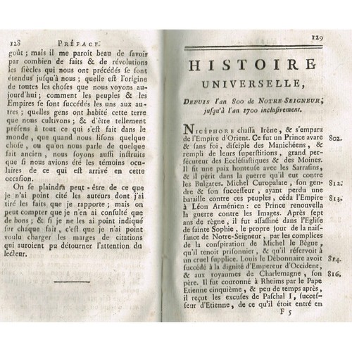 DISCOURS sur l'HISTOIRE UNIVERSELLE au DAUPHIN de J.-B. BOSSUET St Malo 1808 T2 - Picture 6 of 11