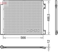 Denso DCN46026 Kondensator, Klimaanlage Passend FüR Nissan Renault