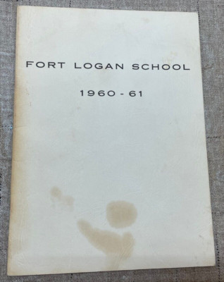 Fort Logan School Year Book 1960-61 Sheridan CO? Alma Eardley Principle