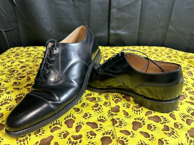 Leather Shoes Loake Shoes Loake Black Leather Cap Toe Oxford Dress