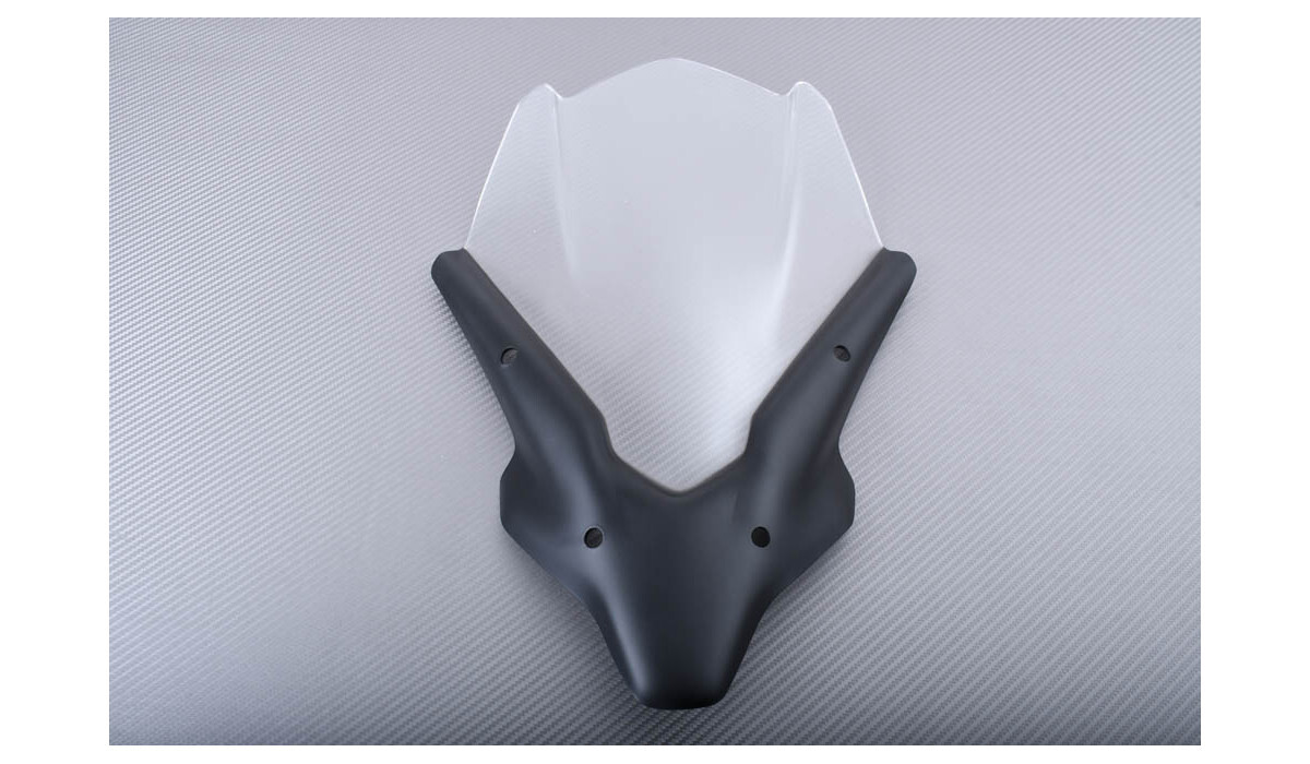 Bulle Touring MT07 Anti-Turbulence Écran Incassable pour FZ07 2021