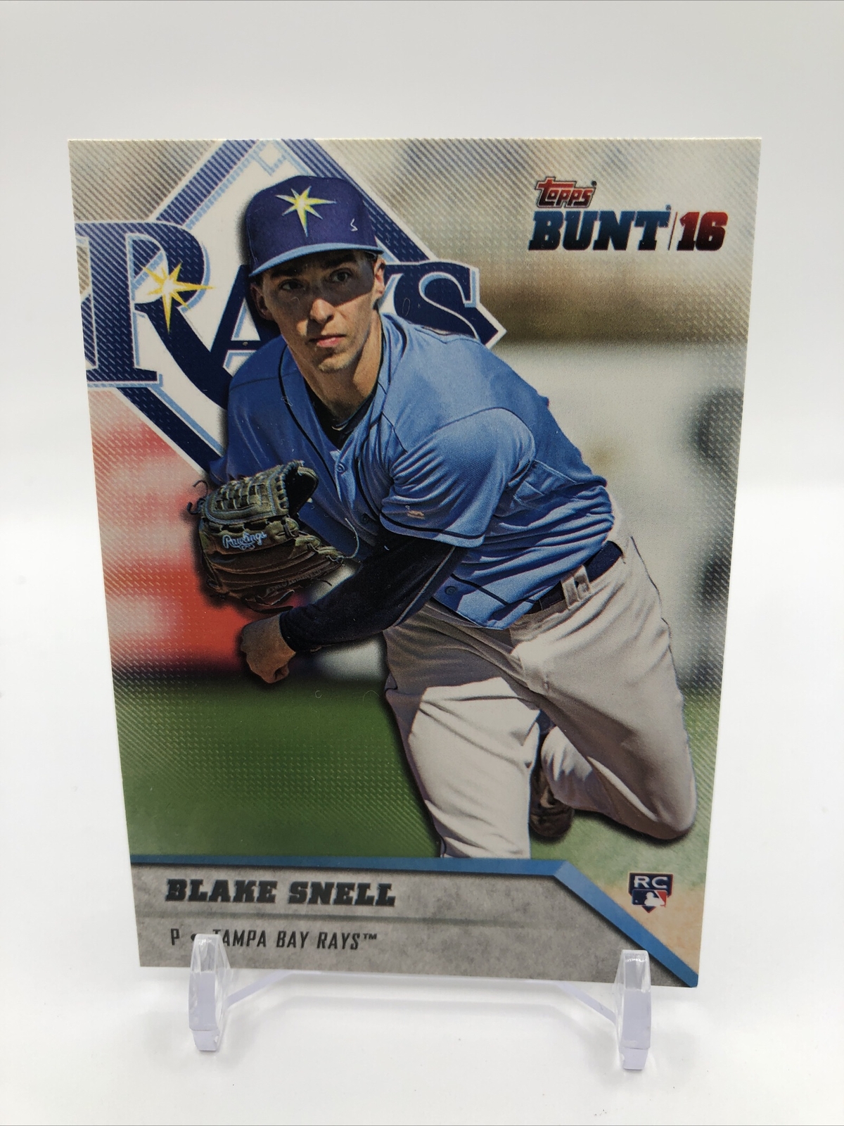 2016 Topps Bunt Baseball ROOKIE CARD Blake Snell #19 Rays | eBay