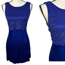 VTG Frederick s of Hollywood Dress Womens Mini Satin Short n Sweet Sabrina