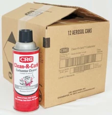 Case of 12 CRC 05379 Clean R Carb Carburetor Cleaner 12 Wt Oz 50-State Compliant