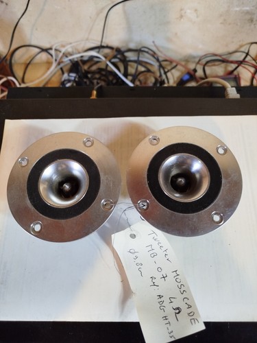 MAD Haut-parleur de voiture Tweeter à Dme de Voiture, Haut-parleur de Tweeter 2 Pièces 150 W